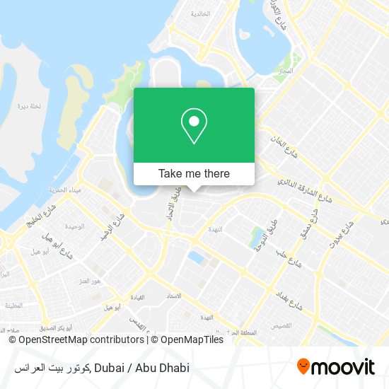 كوتور بيت العرائس map