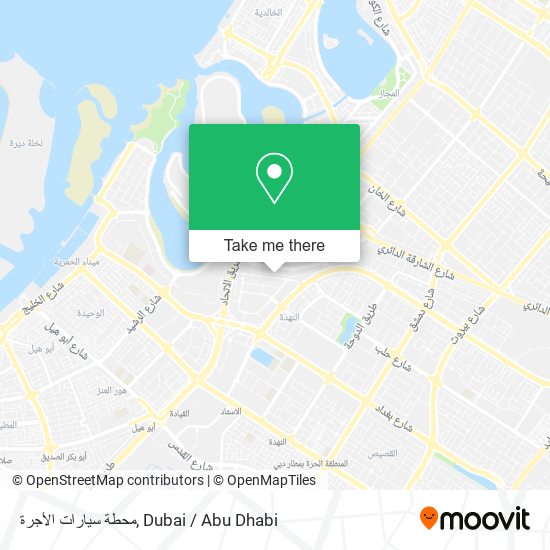 محطة سيارات الأجرة map