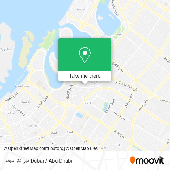 دبي تاتو مايك map