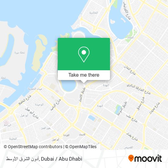 أدون الشرق الأوسط map