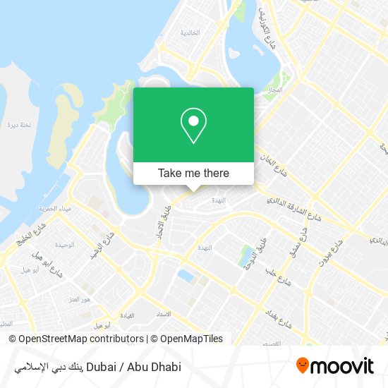 بنك دبي الإسلامي map