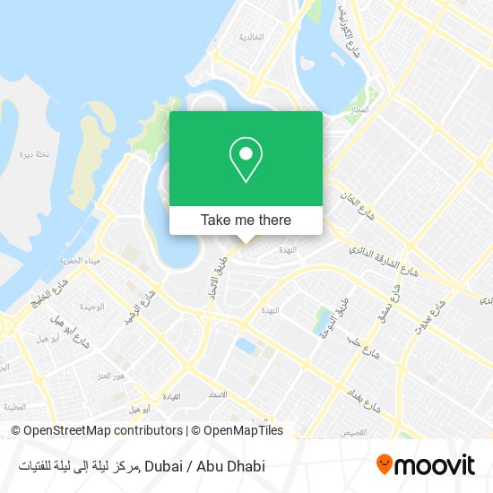 مركز ليلة إلى ليلة للفتيات map