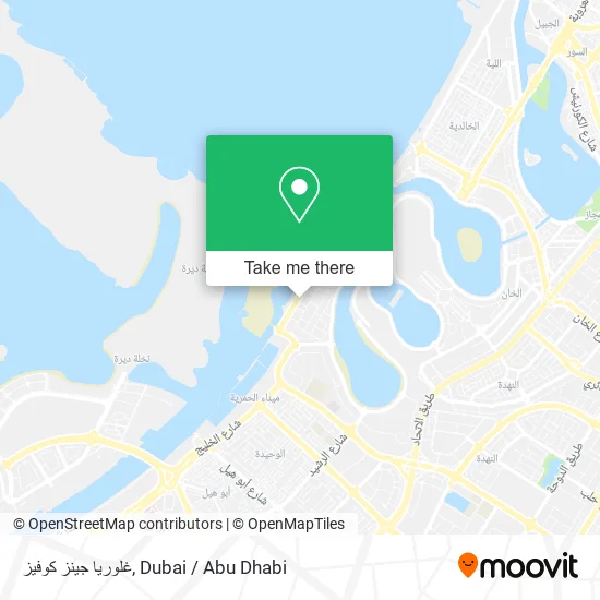 غلوريا جينز كوفيز map