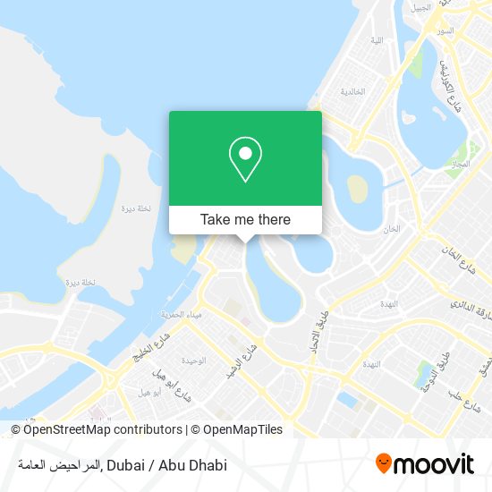 المراحيض العامة map