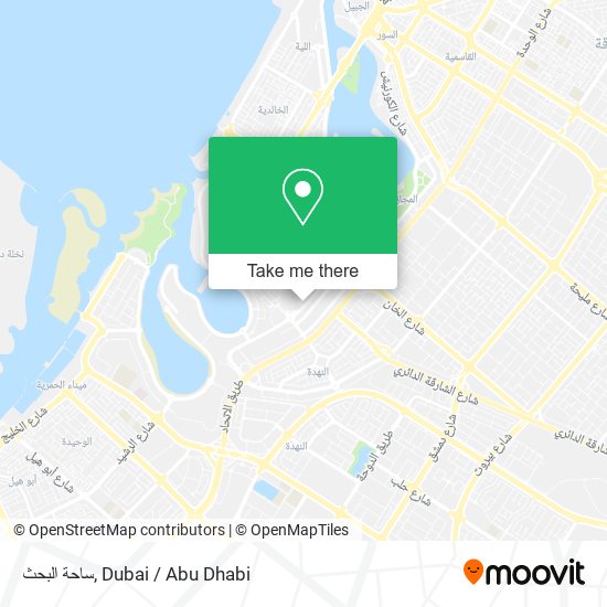 ساحة البحث map