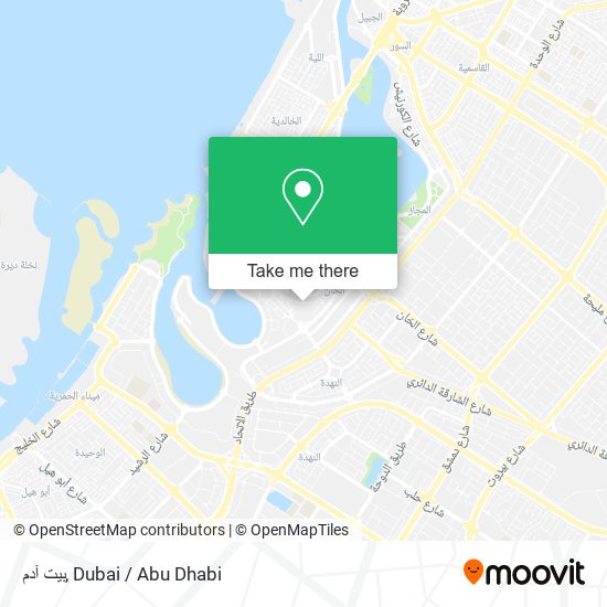 بيت آدم map