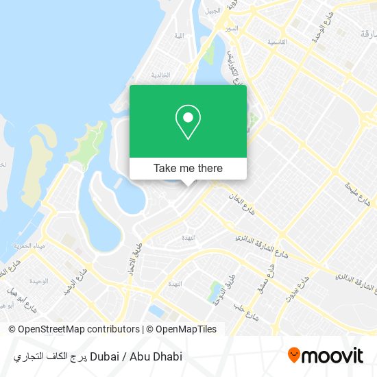 برج الكاف التجاري map
