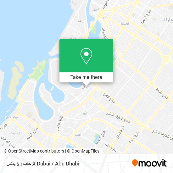 ترحاب ريزيدنس map