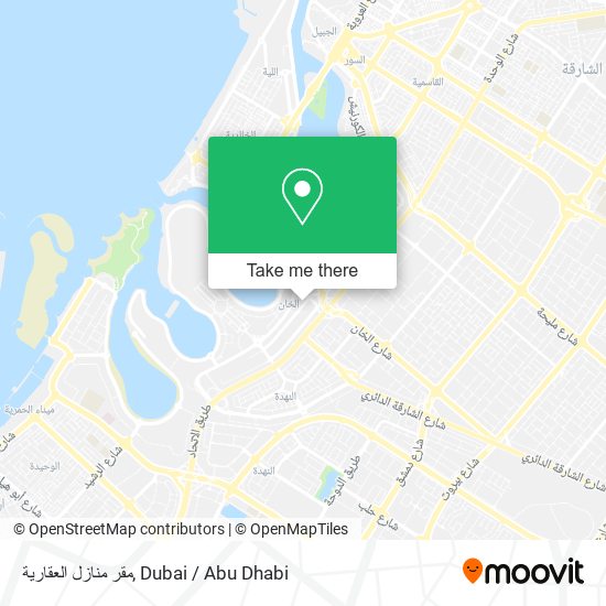 مقر منازل العقارية map
