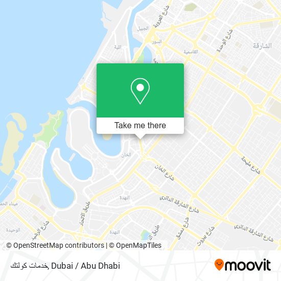 خدمات كولتك map