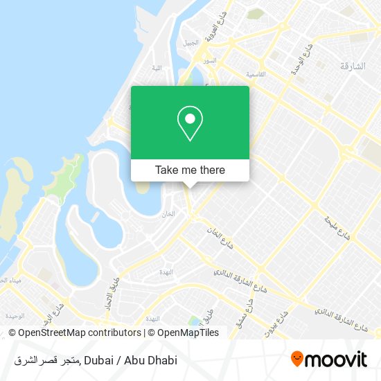متجر قصرالشرق map