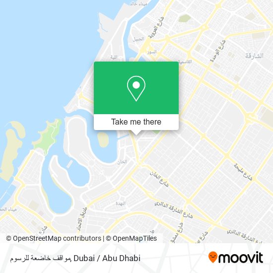 مواقف خاضعة للرسوم map