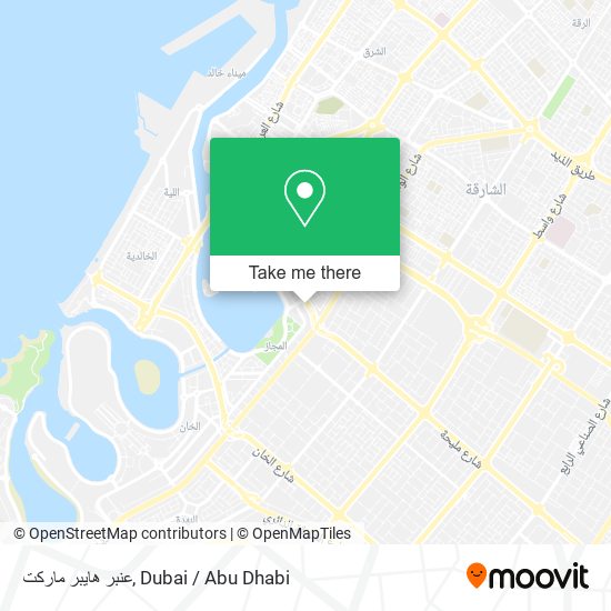 عنبر هايبر ماركت map
