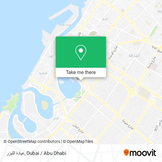 عيادة الليزر map