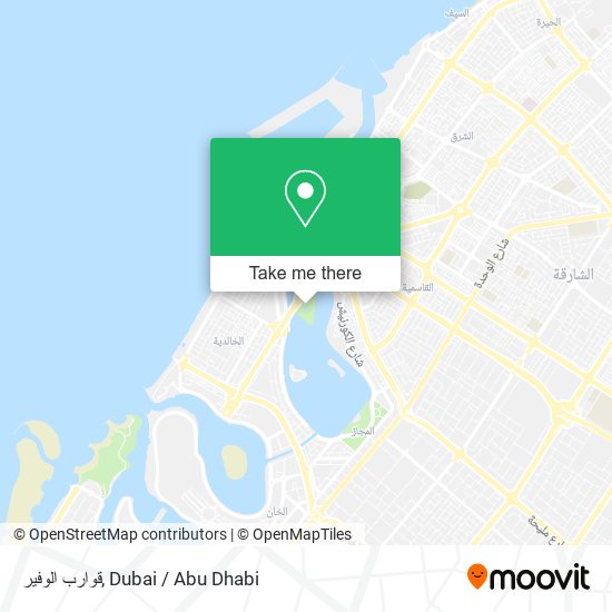 قوارب الوفير map