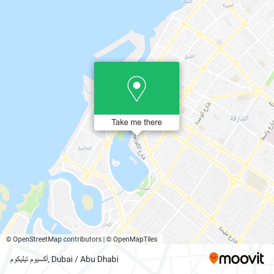أكسيوم تيليكوم map