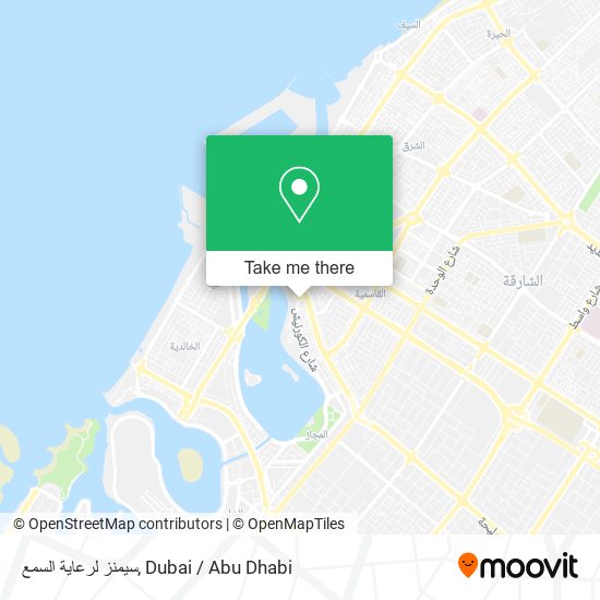 سيمنز لرعاية السمع map
