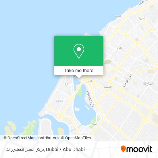 مركز الجسر للخضروات map