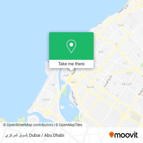 السوق المركزي map