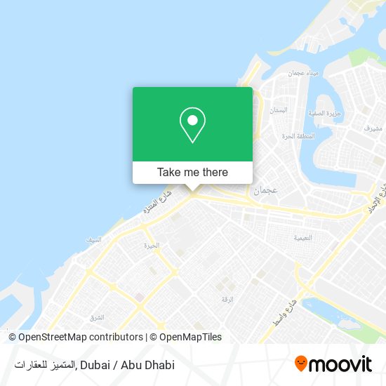 المتميز للعقارات map