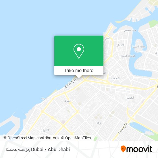 مؤسسة حمدسنا map