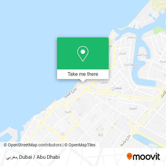 مغربي map
