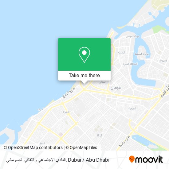 النادي الاجتماعي والثقافي الصومالي map