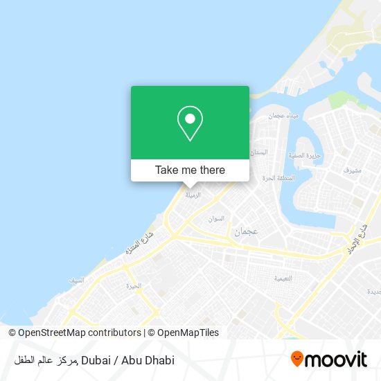 مركز عالم الطفل map