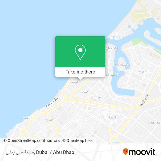 صيانة مبنى زناتي map