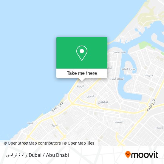 واحة الرقص map