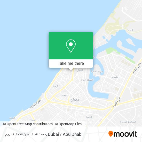 محمد افسار خان للتجارة ذ.م.م map