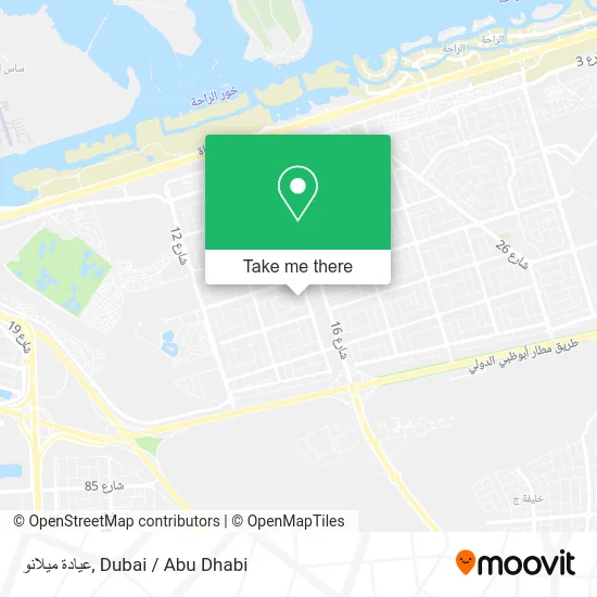 عيادة ميلانو map