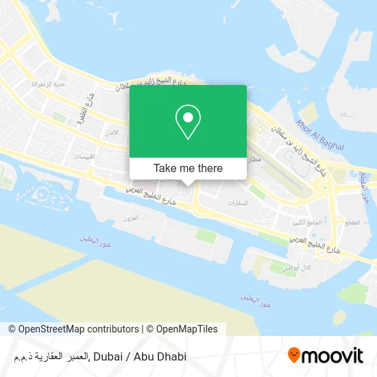 العمبر العقارية ذ.م.م map
