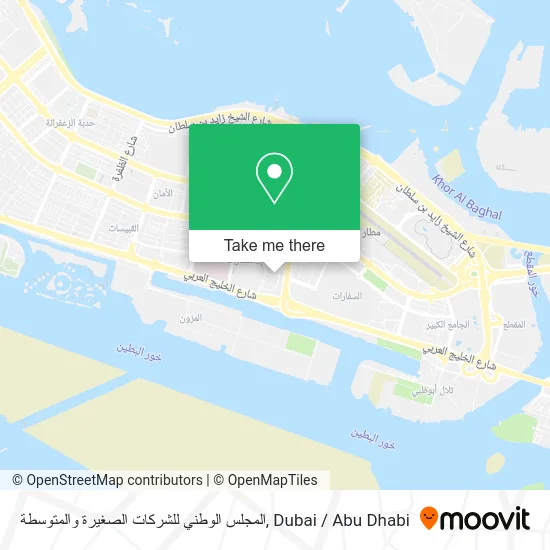 المجلس الوطني للشركات الصغيرة والمتوسطة map