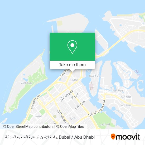 واحة الامان للرعاية الصحيه المنزلية map
