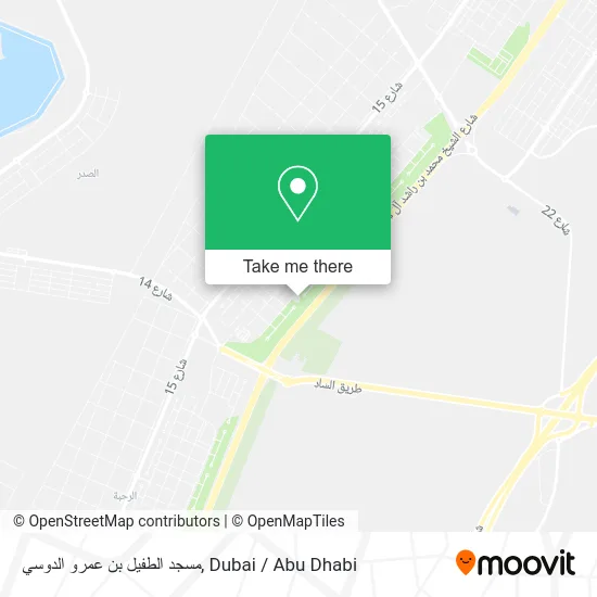 مسجد الطفيل بن عمرو الدوسي map