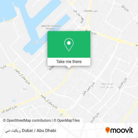 ريكيت دبي map