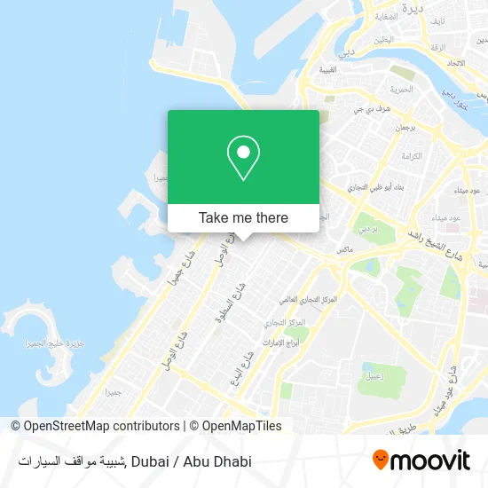 شبيبة مواقف السيارات map