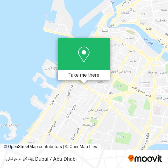 بيلوكيريا جوليان map