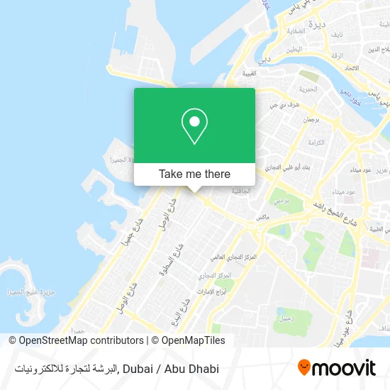 البرشة لتجارة للالكترونيات map