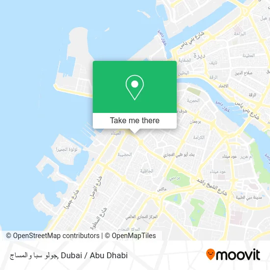 جولو سبا والمساج map
