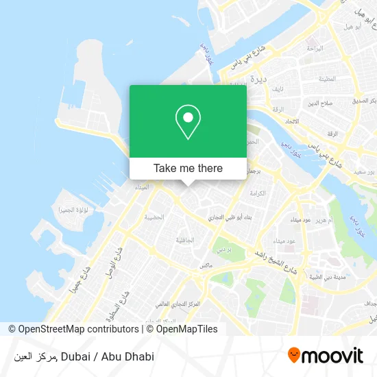 مركز العين map