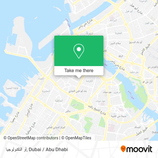 أو التكنولوجيا map