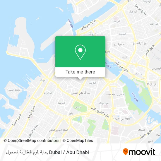 بناية بلوم العقارية المنخول map