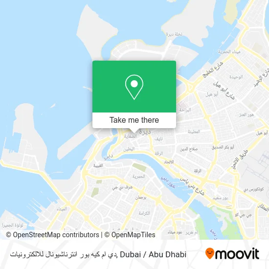 دي ام كيه بور انترناشيونال للالكترونيات map