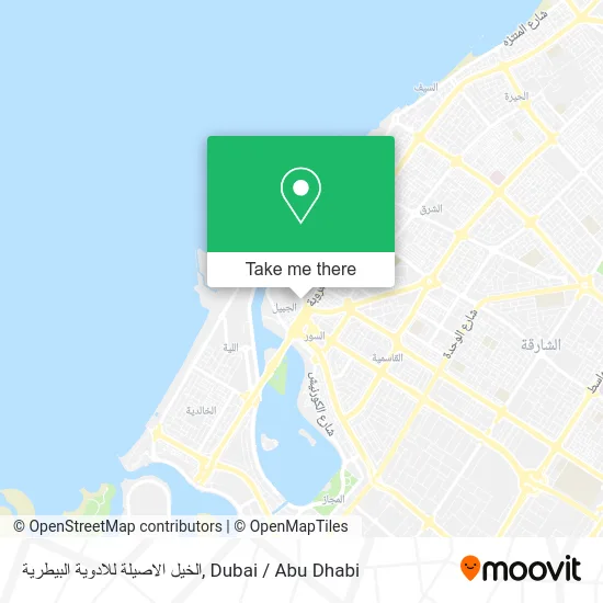 الخيل الاصيلة للادوية البيطرية map