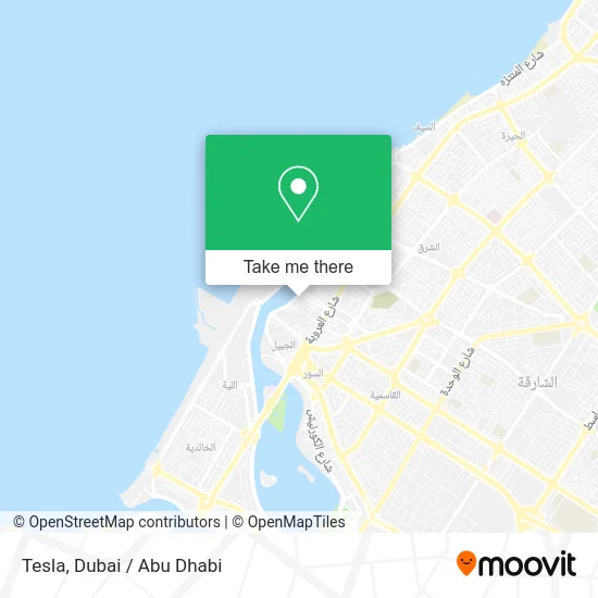 Tesla map