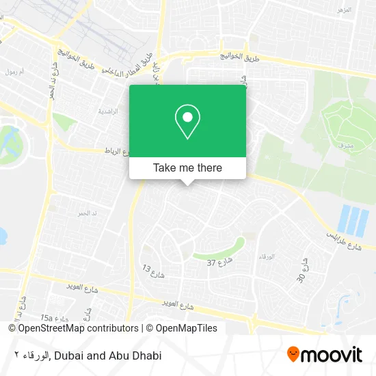 الورقاء ٢ map
