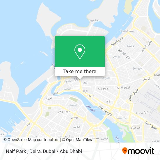 Naif Park , Deira map