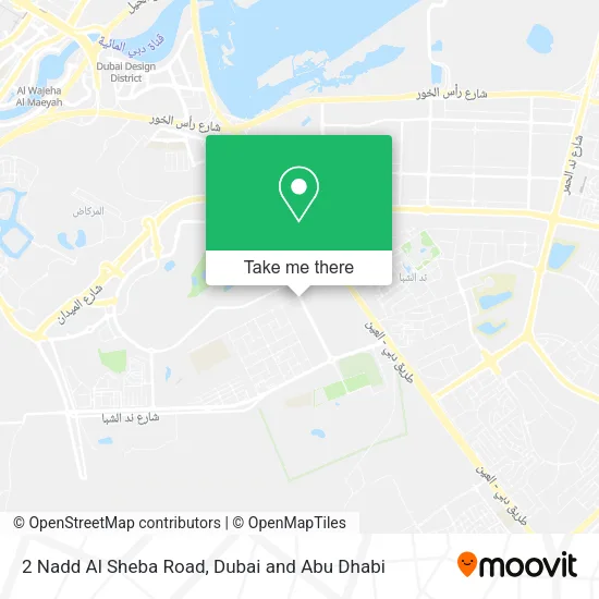 2 Nadd Al Sheba Road map